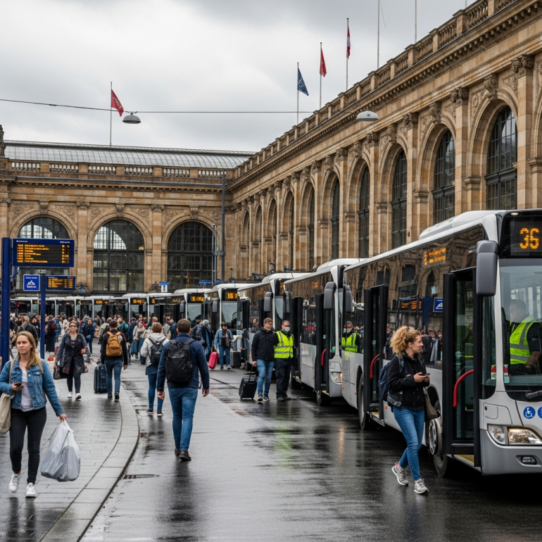 Bahnstrecke zwischen Cuxhaven und Hamburg gesperrt.