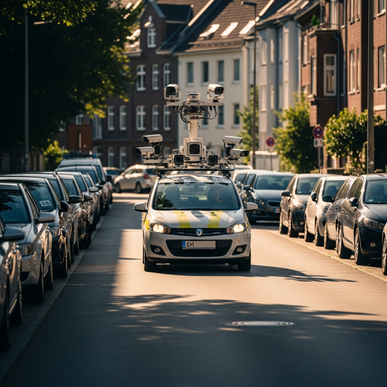 Hamburg startet digitale Parkraumkontrolle in Testgebieten.