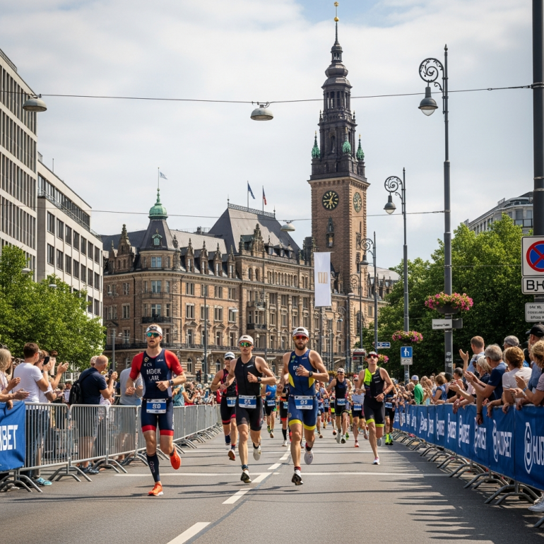 Triathlon-WM in Hamburg: Deutsche Staffel verpasst Podest.