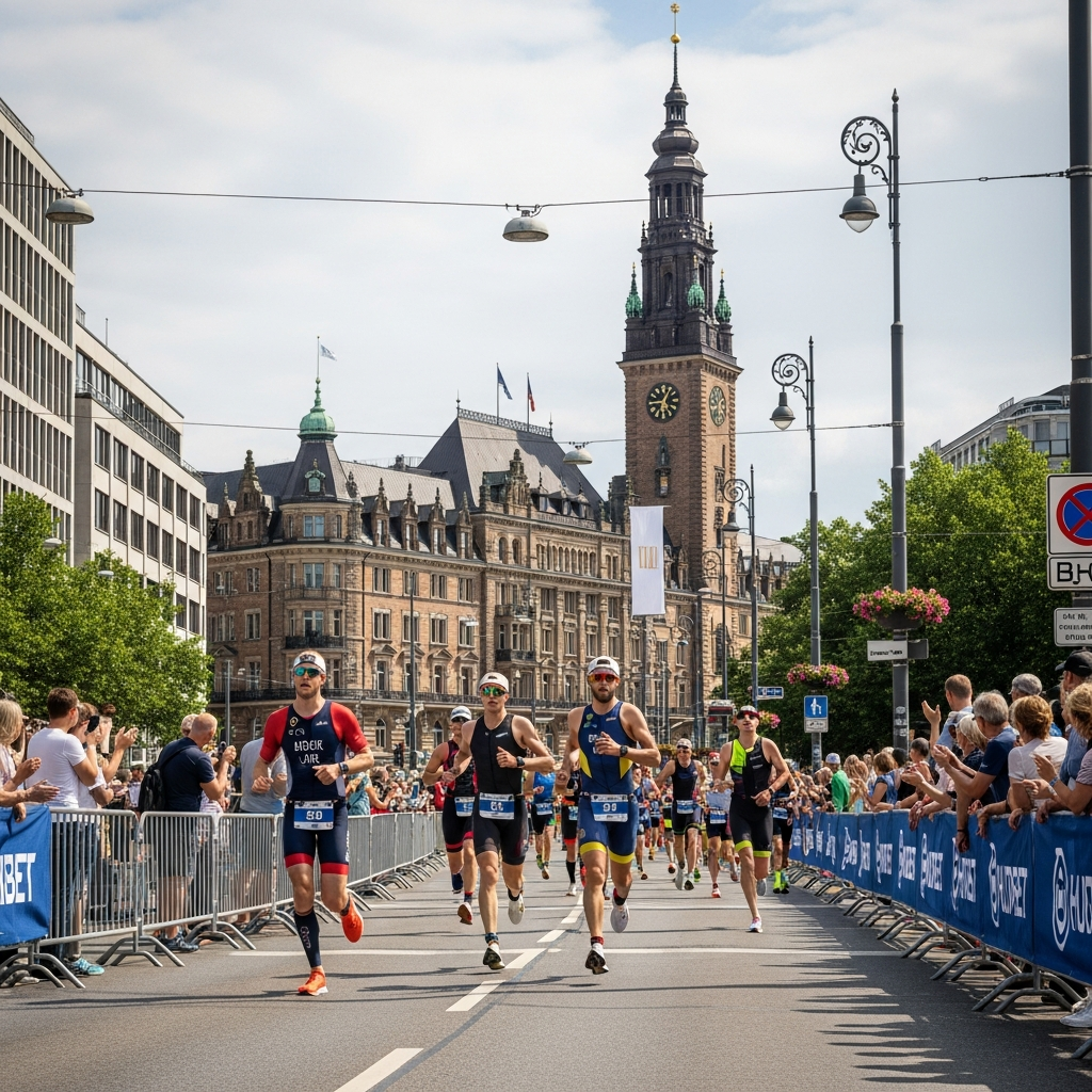 Triathlon-WM in Hamburg: Deutsche Staffel verpasst Podest.
