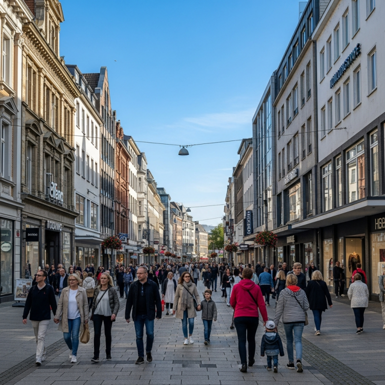 Explosion in der Mönckebergstraße.