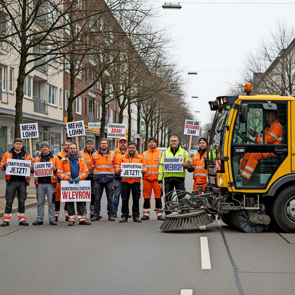 Warnstreik bei Stadtreinigung: Öffentliche Toiletten bleiben ungeputzt