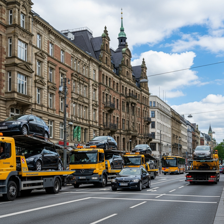 Rekordwert bei abgeschleppten Autos in Hamburg.
