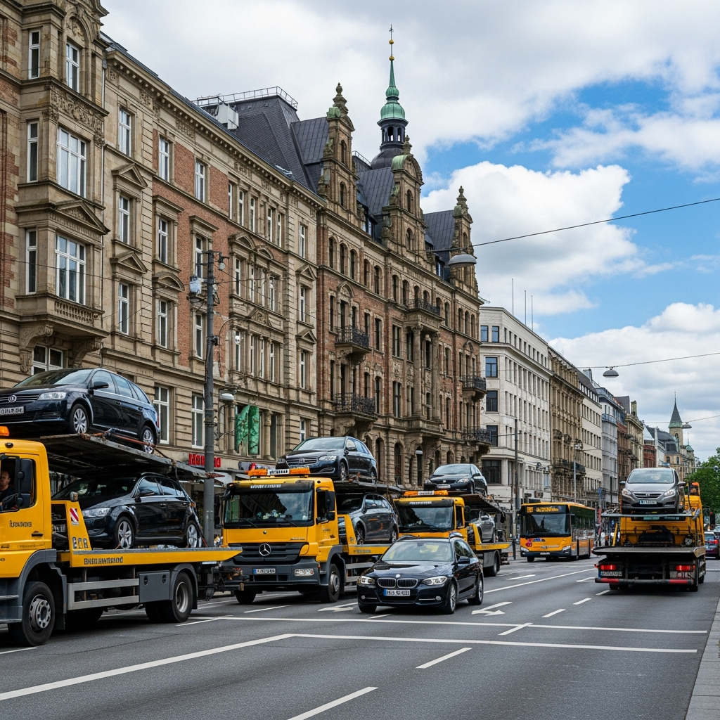 Rekordwert bei abgeschleppten Autos in Hamburg.