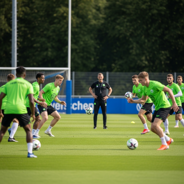 Wolfsburg-Trainer Strobl.