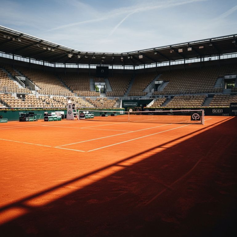 Tennis-Talent Julia Stusek im Achtelfinale am Rothenbaum.