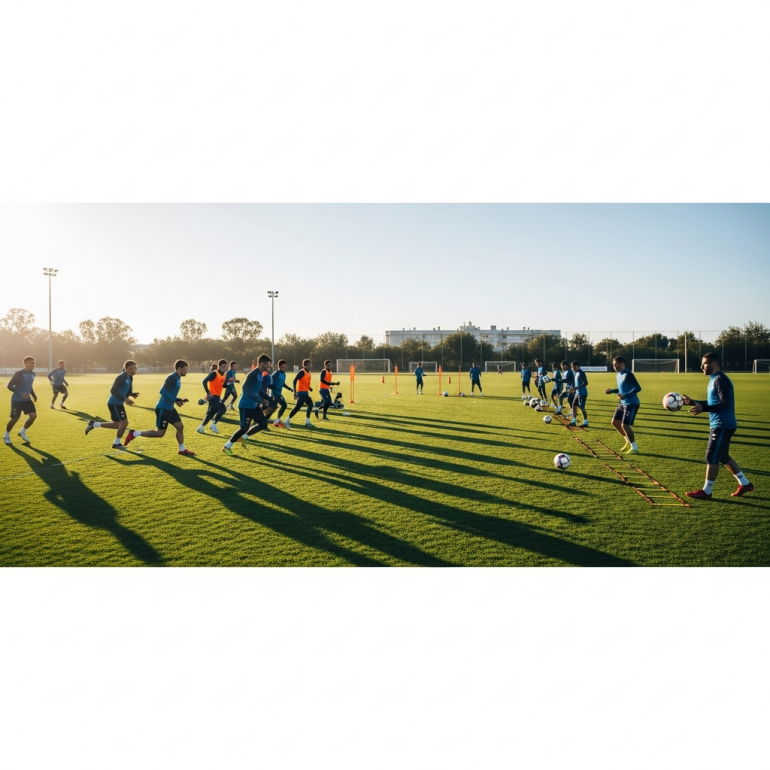 Trainingslager vor Zweitliga-Auftakt.