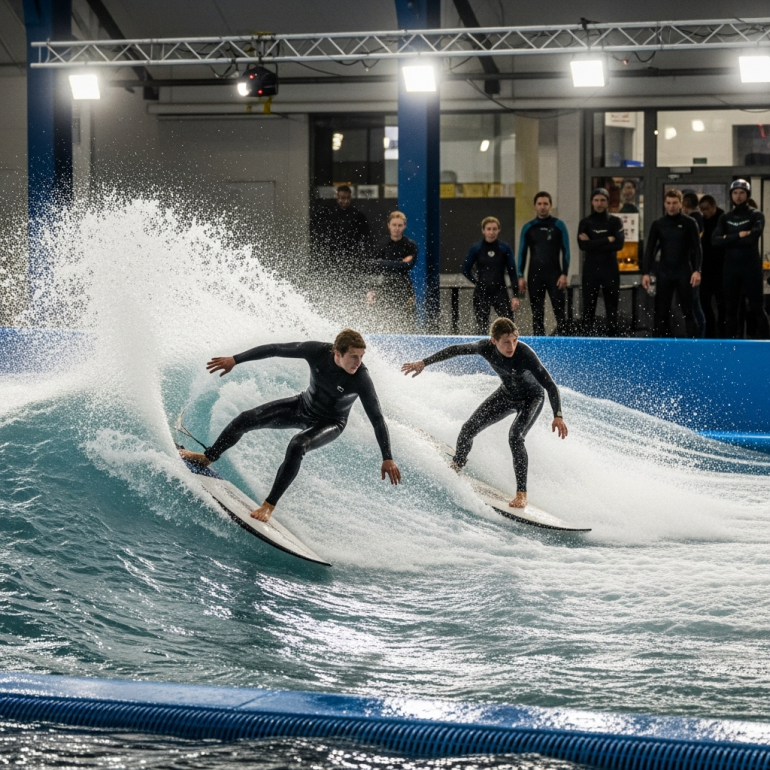 "Und: Action!" - Rapid Surfen mit Profi-Sportlerin Anika Weizel