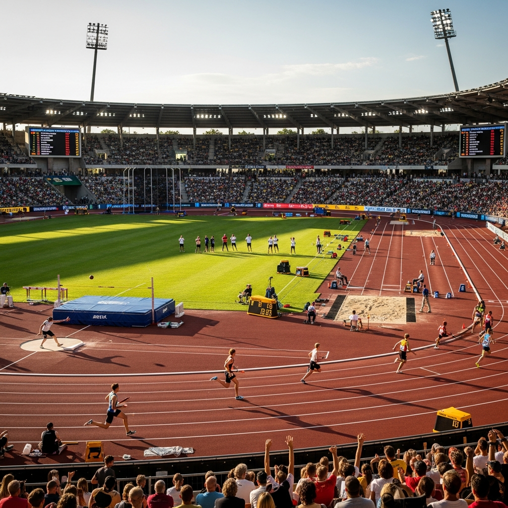 HSV-Sprinter Owen Ansah startet bei den deutschen Leichtathletik-Meisterschaften.