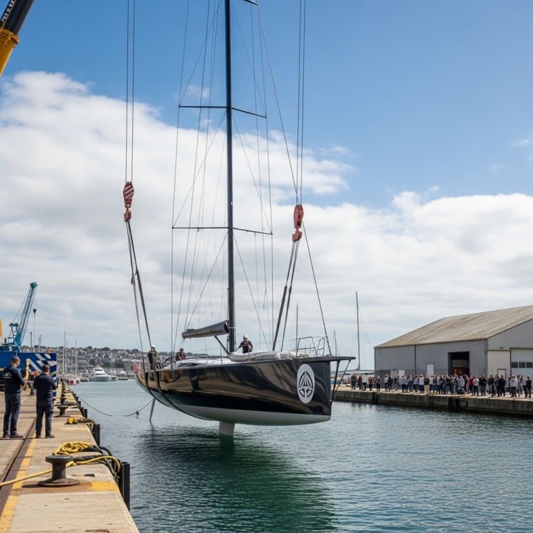 Boris Herrmanns neue Superyacht "Malizia 4" ist fertig.