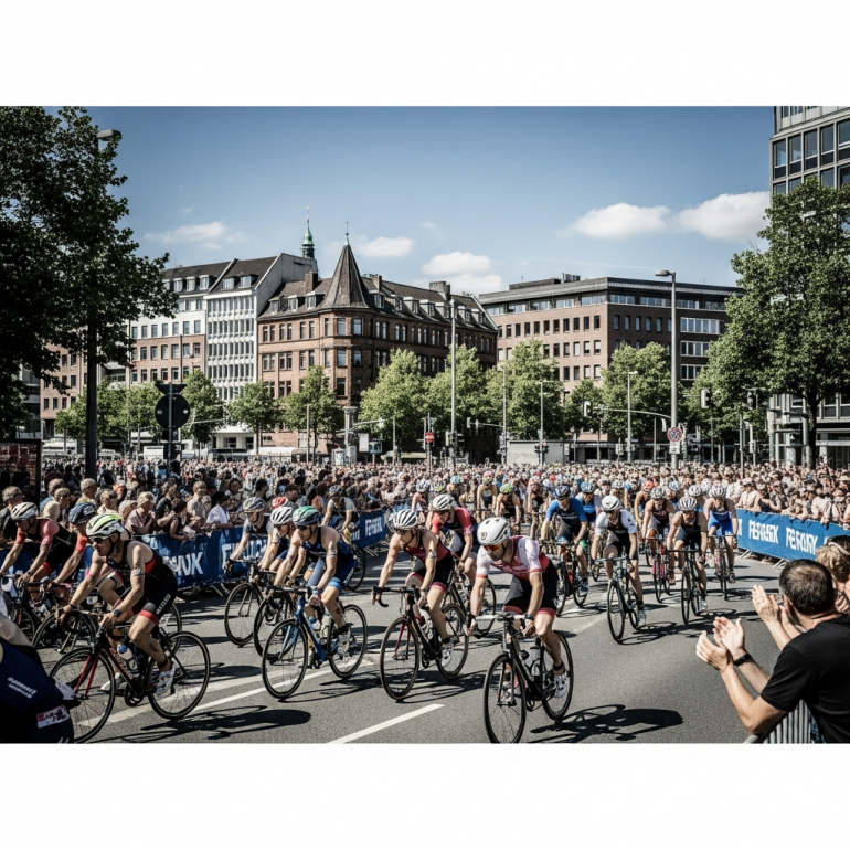 Triathlon-WM in Hamburg.