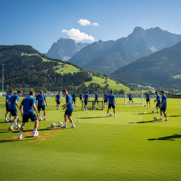 HSV beendet Trainingslager in Österreich.