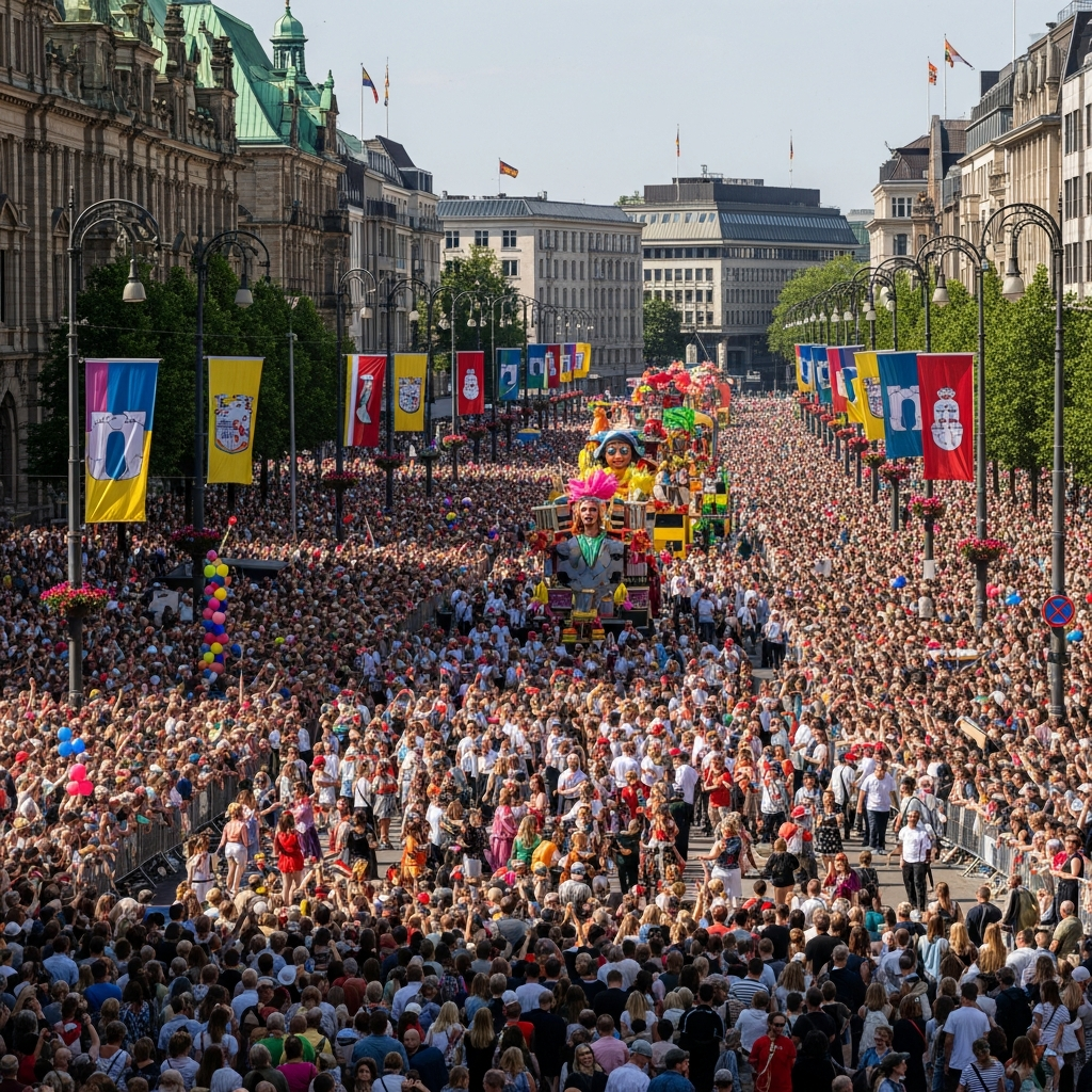 Rekordbeteiligung beim Hamburger CSD.