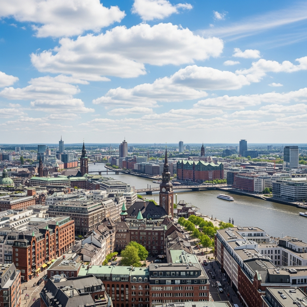 Stadtfläche: Knapp die Hälfte gehört Hamburg.