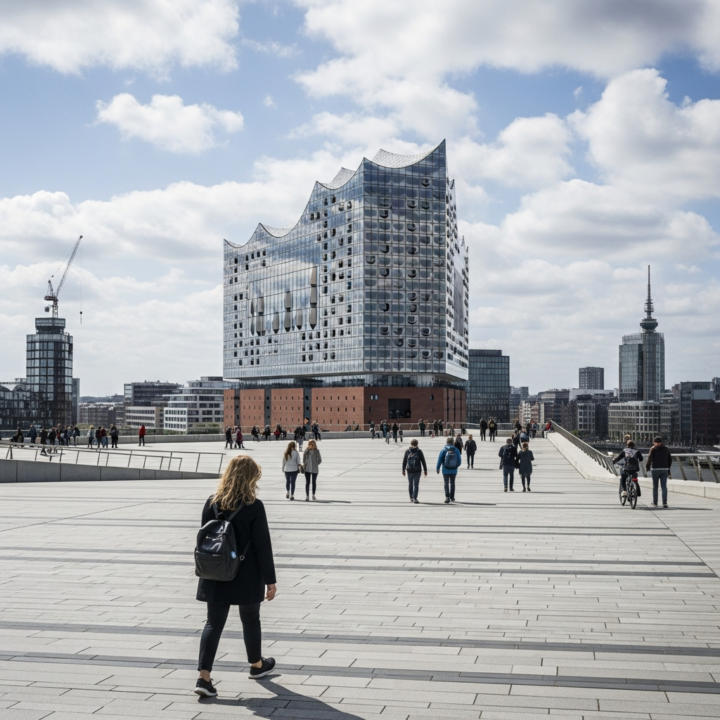 Elbphilharmonie-Plaza mit Eintritt.
