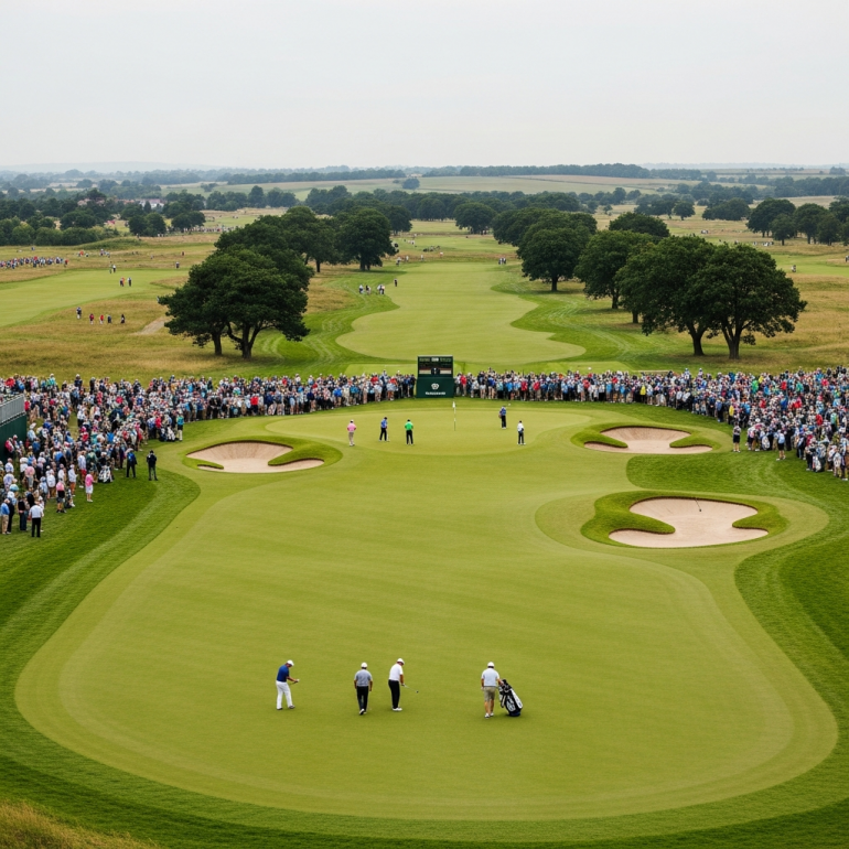 Golferin Henseleit bei den British Open dramatisch Zweite.