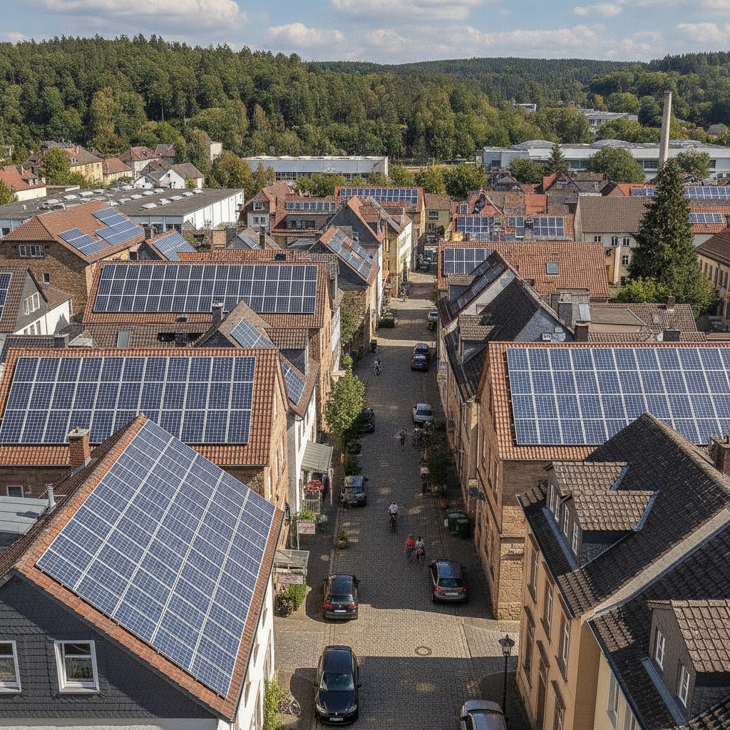 Deutschland erreicht neuen Solarstromrekord.