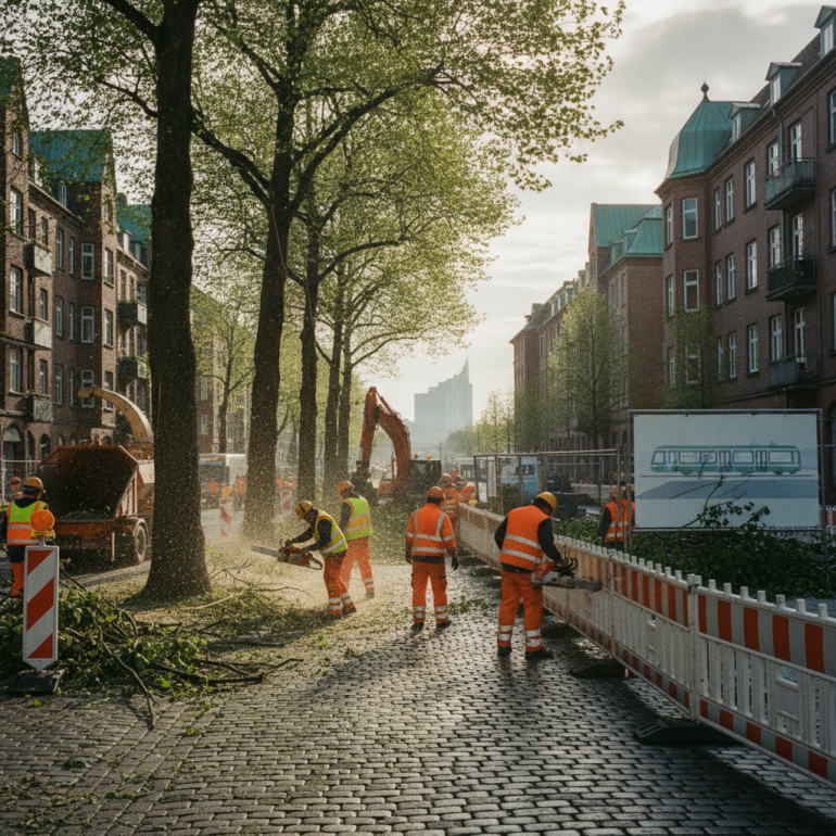 Neue U3-Haltestelle in Barmbek-Nord: Vorbereitung startet.