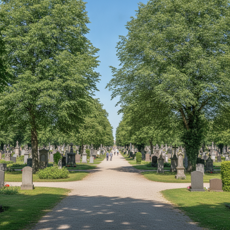 Klaus-Michael Kühne in Ohlsdorf beigesetzt.