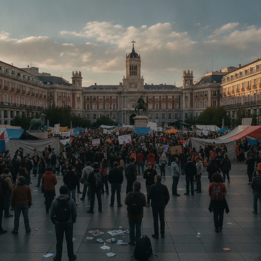 Zehntausende Spanier protestieren gegen Wohnungsnot.