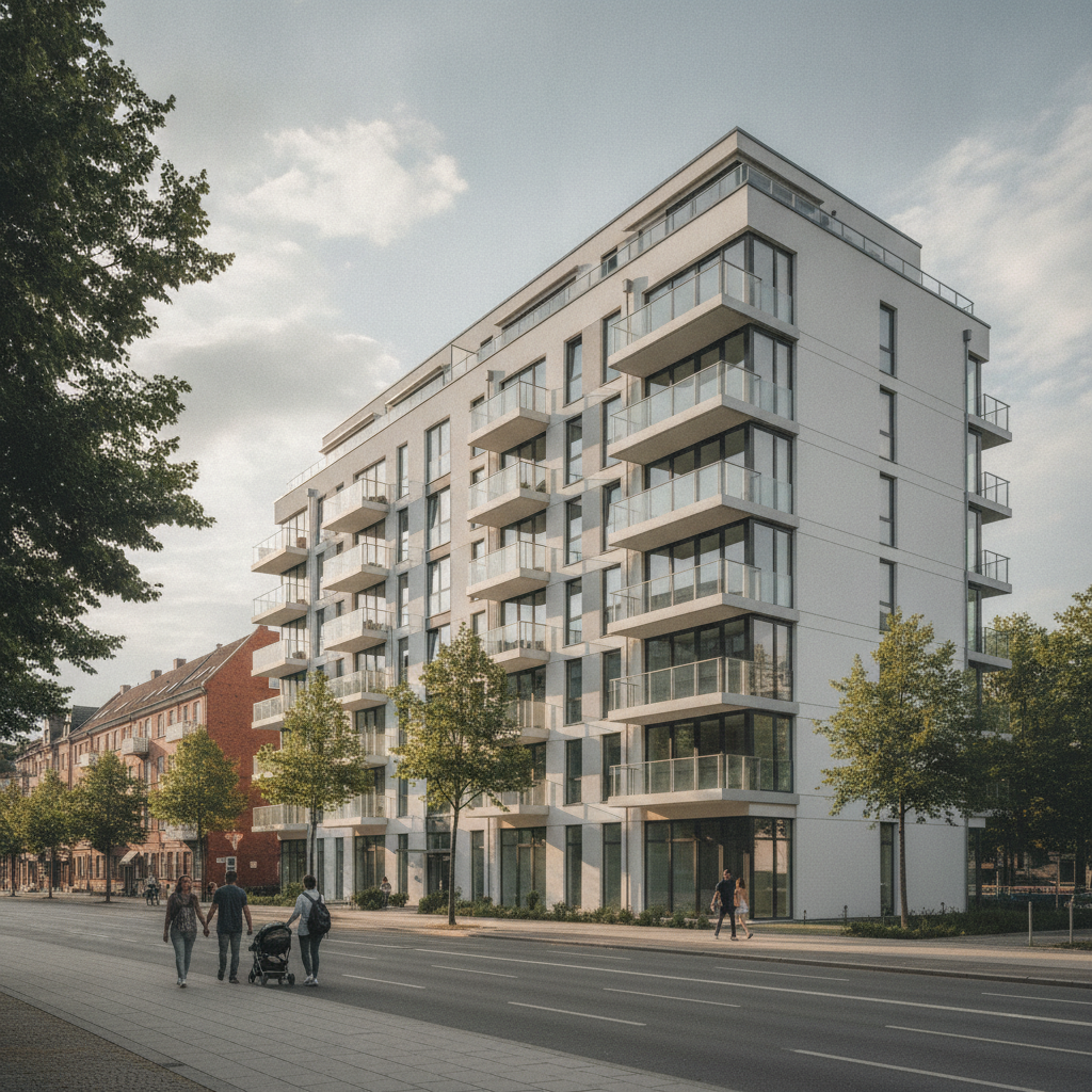 Wandsbek baut 236 neue Wohnungen, teils unter acht Euro Mietpreis.