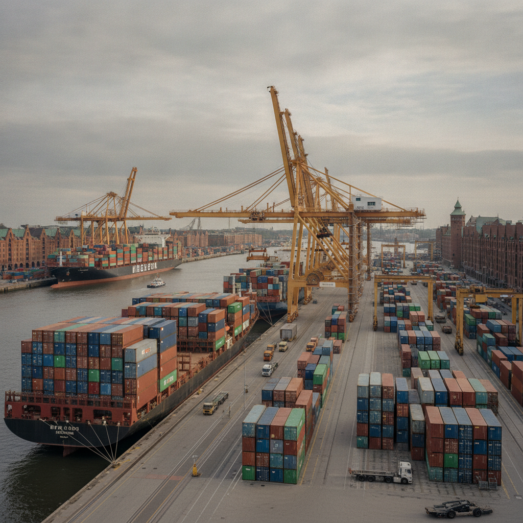 Hamburger Hafen: Erholung nach schlechtem Start soll folgen.