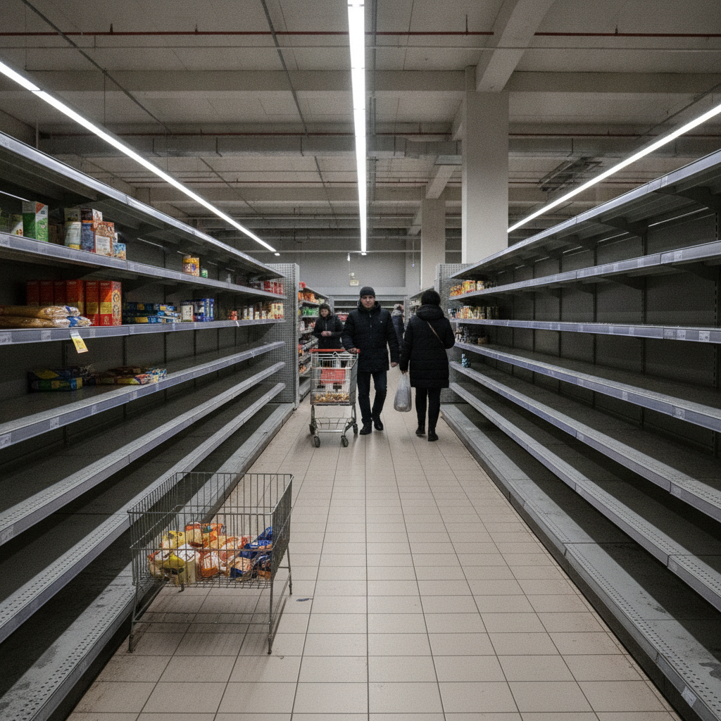 Ukraine: Wirtschaft durch Kriegsfolgen stark belastet.