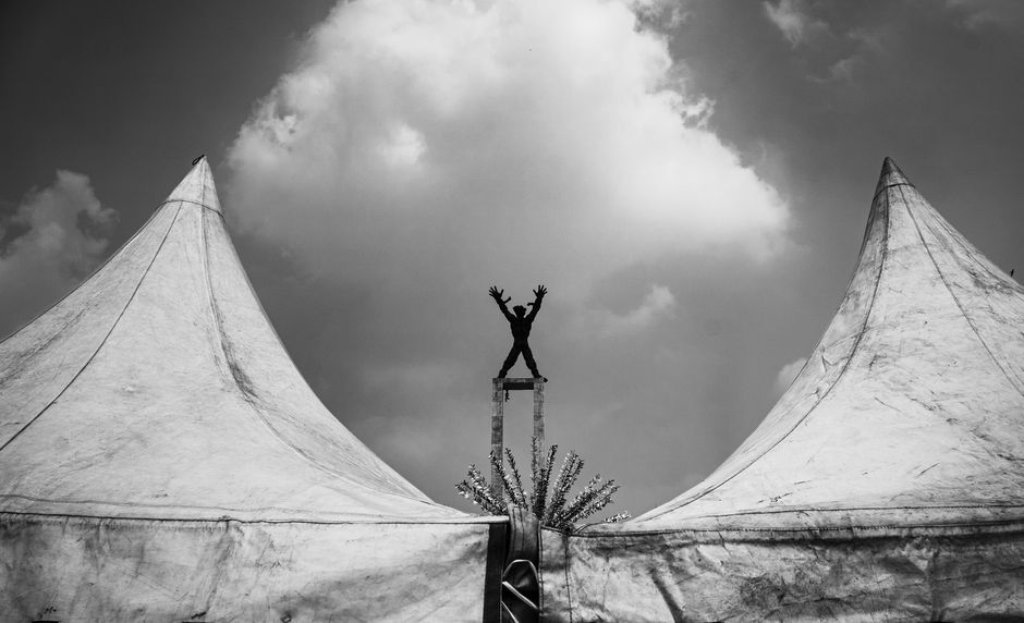 Protest gegen Circus Krone in Hamburg.