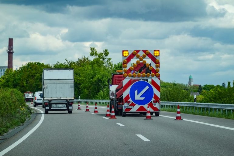 A7-Sperrung bei Waltershof am Wochenende.
