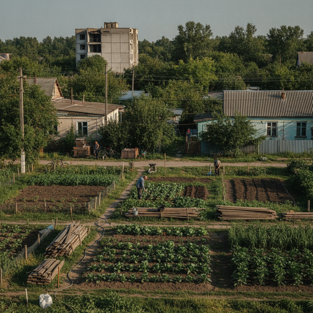 Hunger in ukrainischer Frontstadt Oleschky nimmt zu.