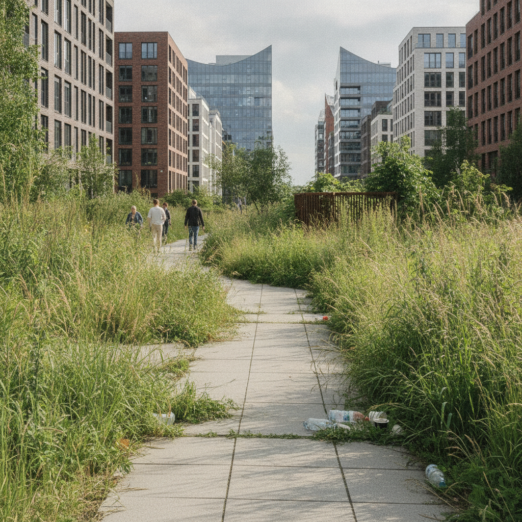 Bezirk fordert mehr Geld für Grünpflege in der HafenCity.