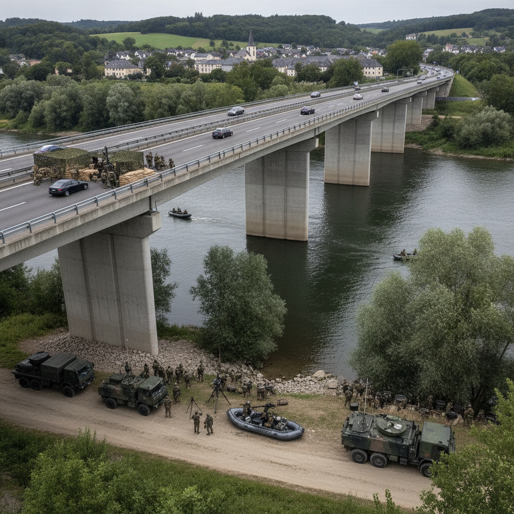 Bundeswehr-Heimatschutzdivision übt Schutz kritischer Infrastruktur.