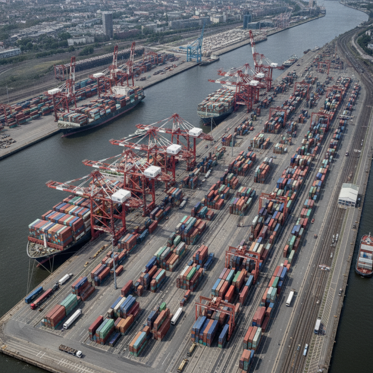 Hafenstreiks in Hamburg abgewendet.