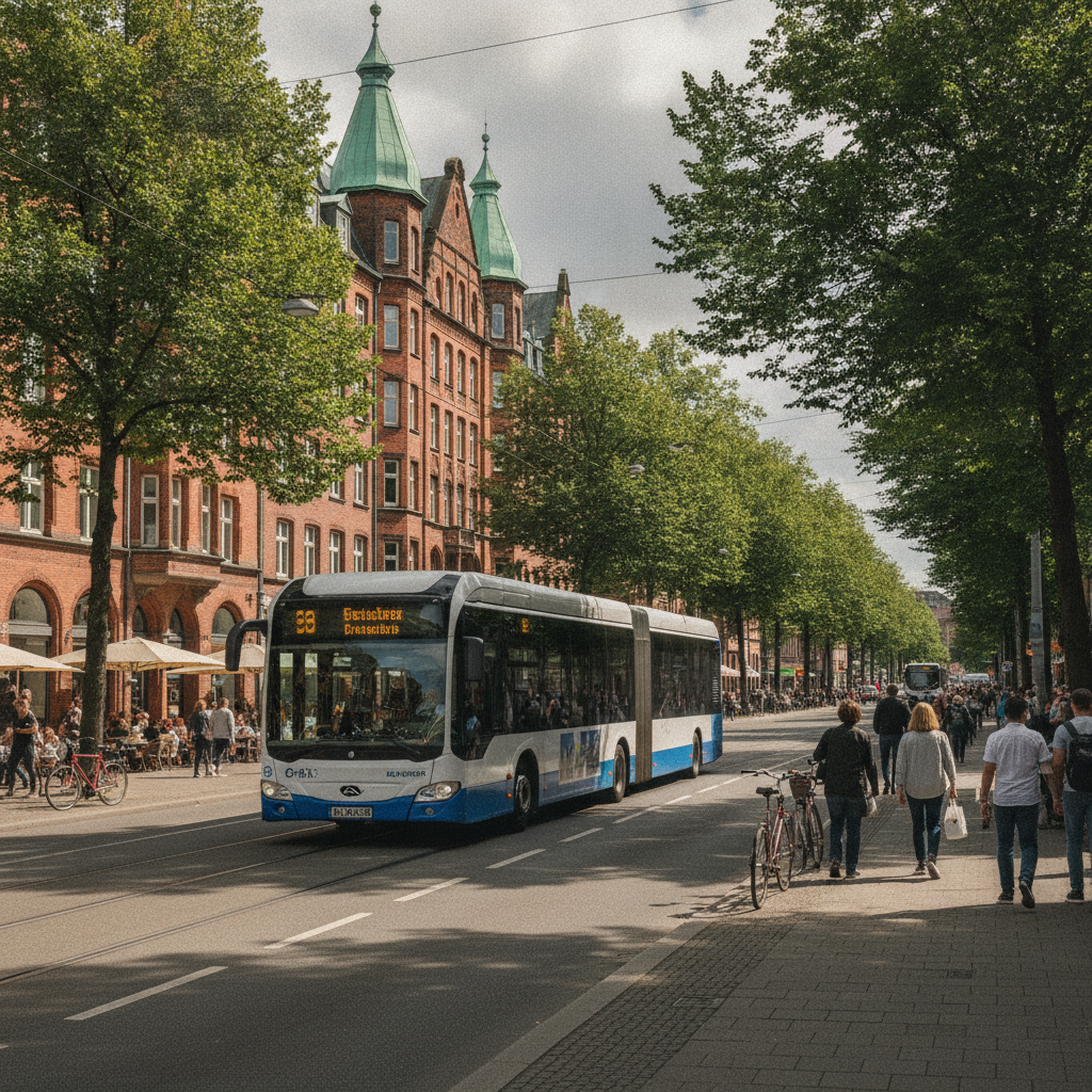 Hamburg Vorreiter bei E-Bussen im Norden.
