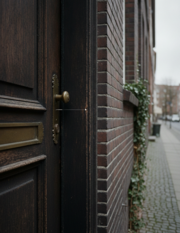 Klebefäden an Haustüren: Polizei warnt vor Einbruchs-Masche.