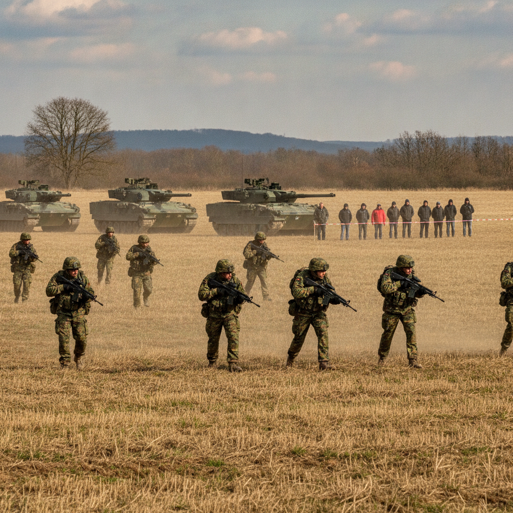Rechtsextremer Aktivist bei Bundeswehrübung eingeschleust.