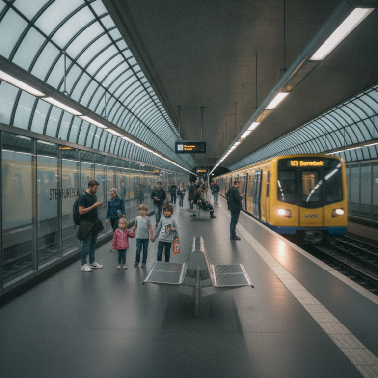 Hamburger Hochbahn weitet KI-Überwachung an Bahnhöfen aus.