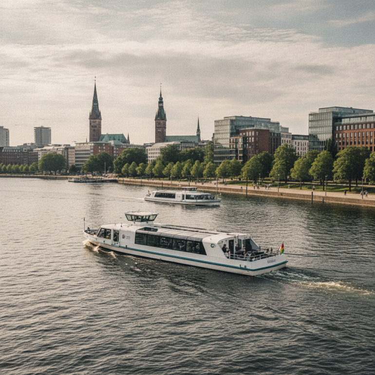 Hamburgs Alsterflotte wird elektrisch.