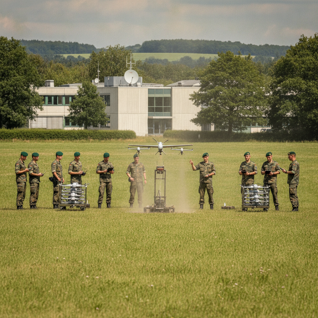 Bundeswehr reagiert auf Ukraine-Krieg mit erstem Drohnenregiment.