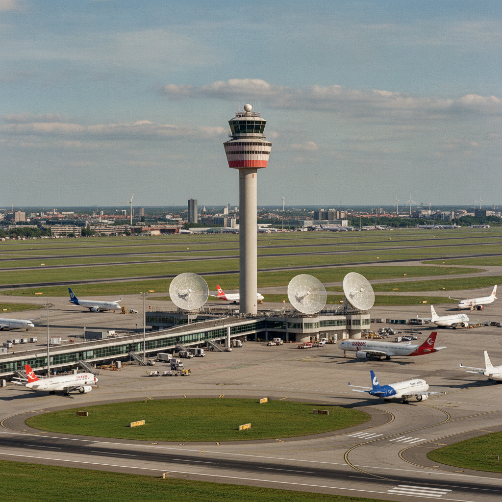 Neues Drohnenabwehrsystem am Hamburger Flughafen.