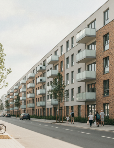 Neues Gesetz soll Bauen von bezahlbarem Wohnraum erleichtern.